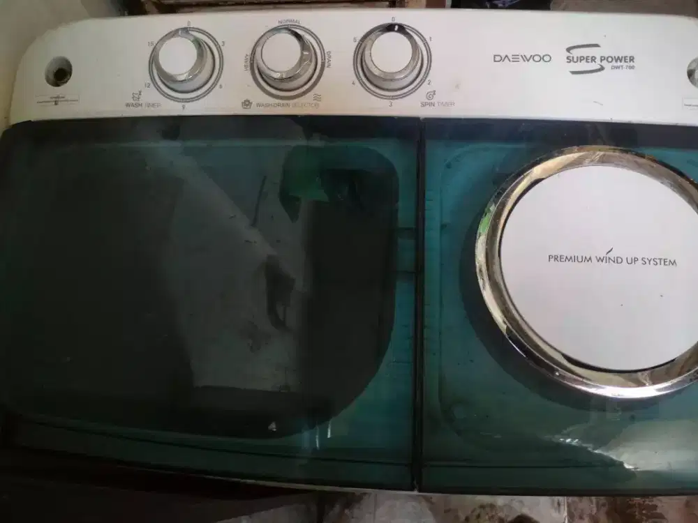 Jual mesin cuci 2 tabung bekas