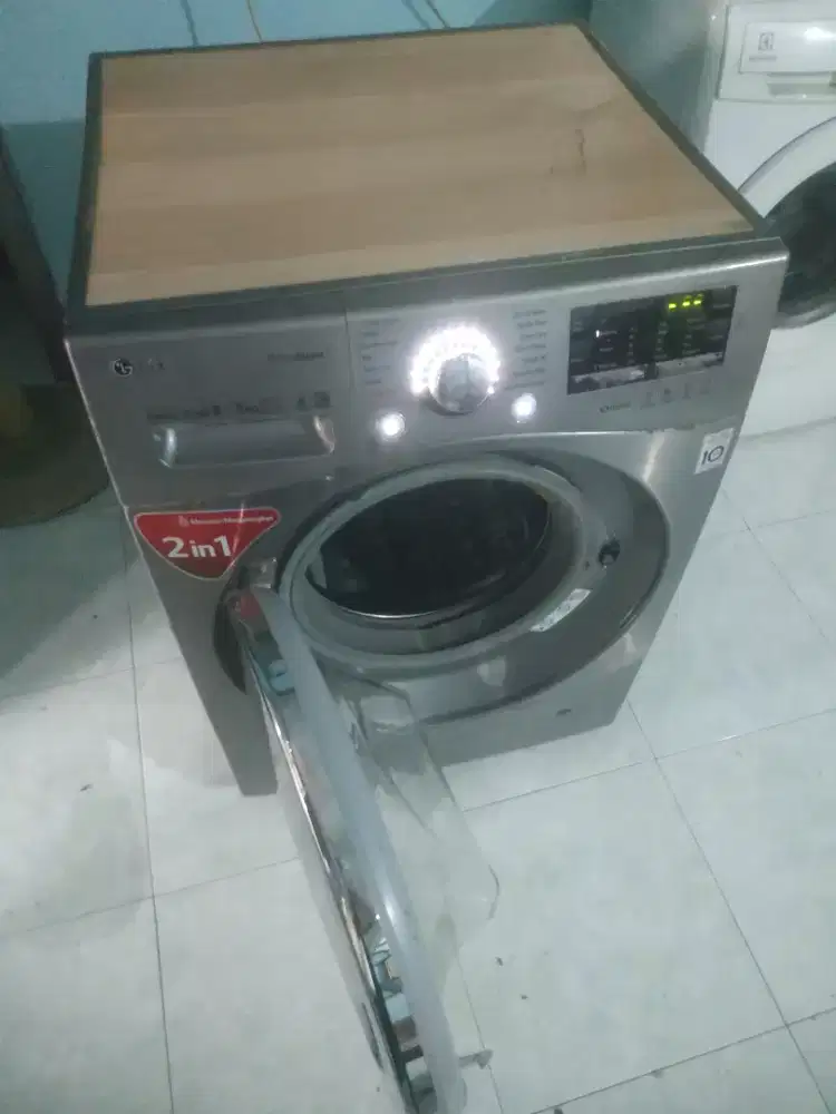 Mesin Cuci LG 10Kg Steamer inverter (bisa lgsg Kering)