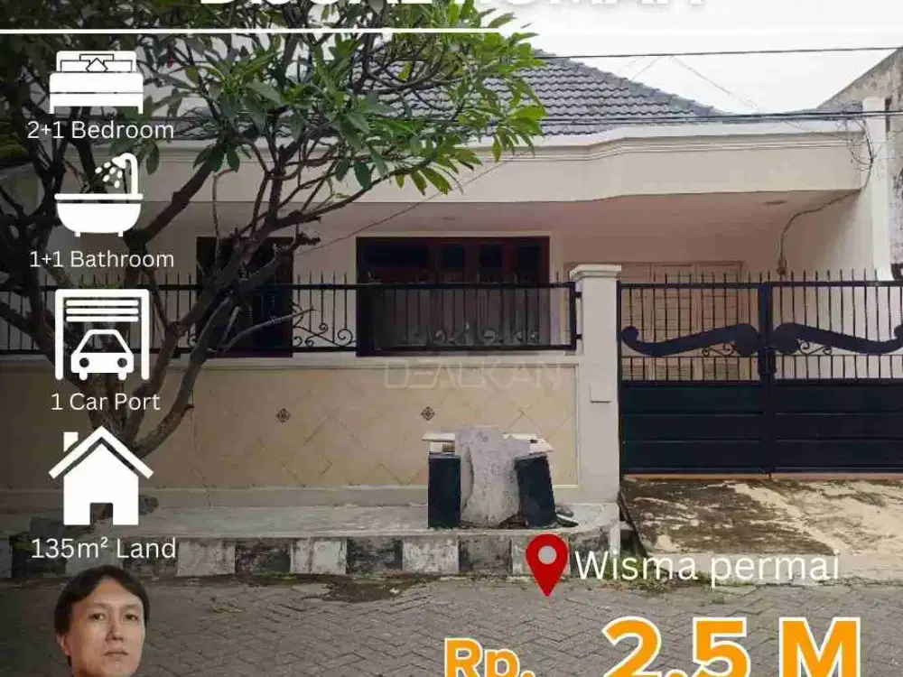 Dijual Rumah Wisma Permai