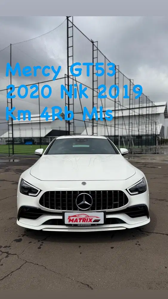 Mercy AMG Gt53 white on black 2020 Nik19 Siap pakai