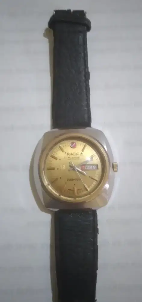 jam rado vintage swiss ori dim 40 mm fungsi baik