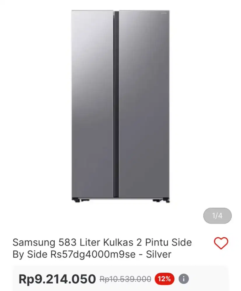 KULKAS SBS SAMSUNG RS57DG4000M9SE 583LTR