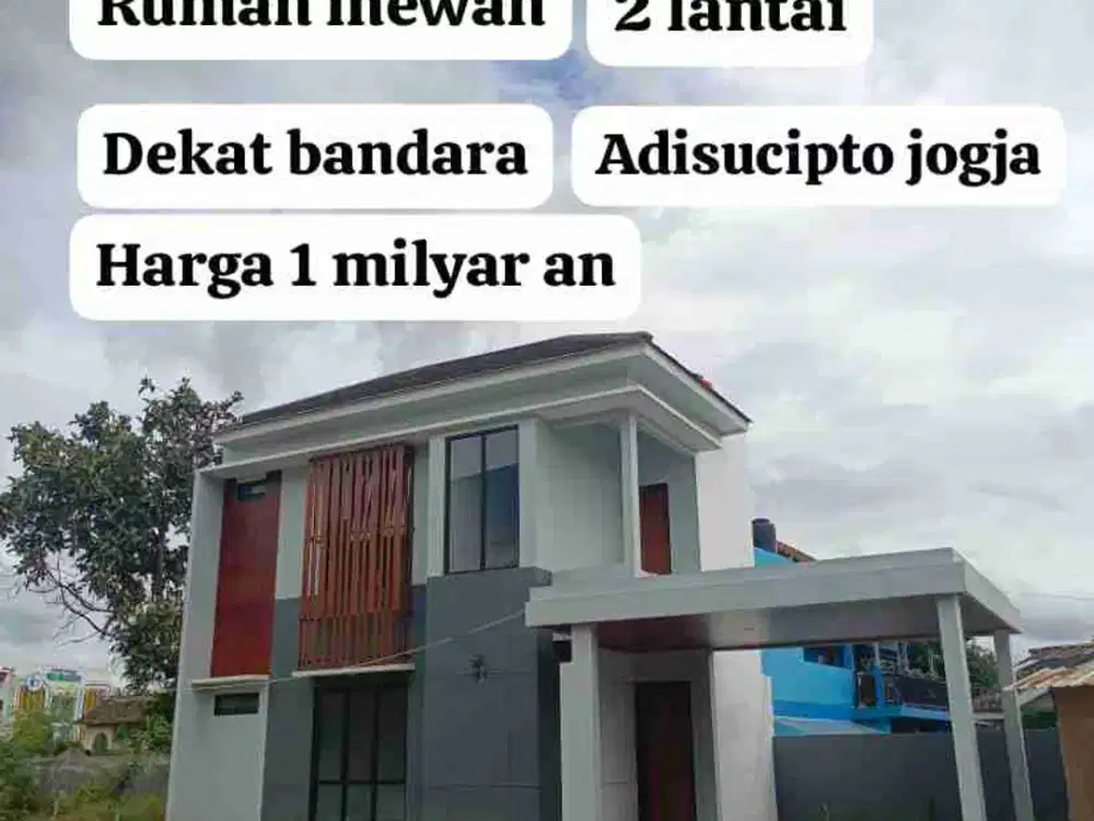 rumah mewah 2 lantai harga 1 milyar an