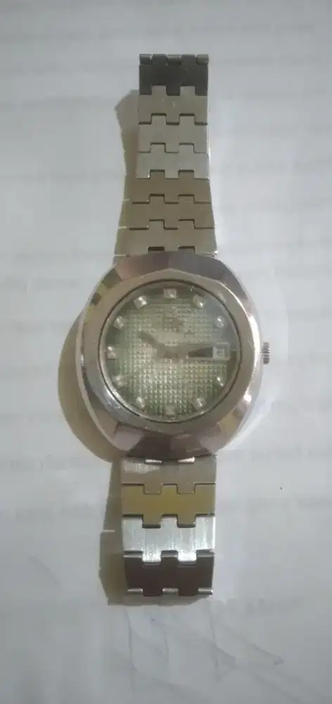 jam titus vintage dim 40 kaca segi full ori