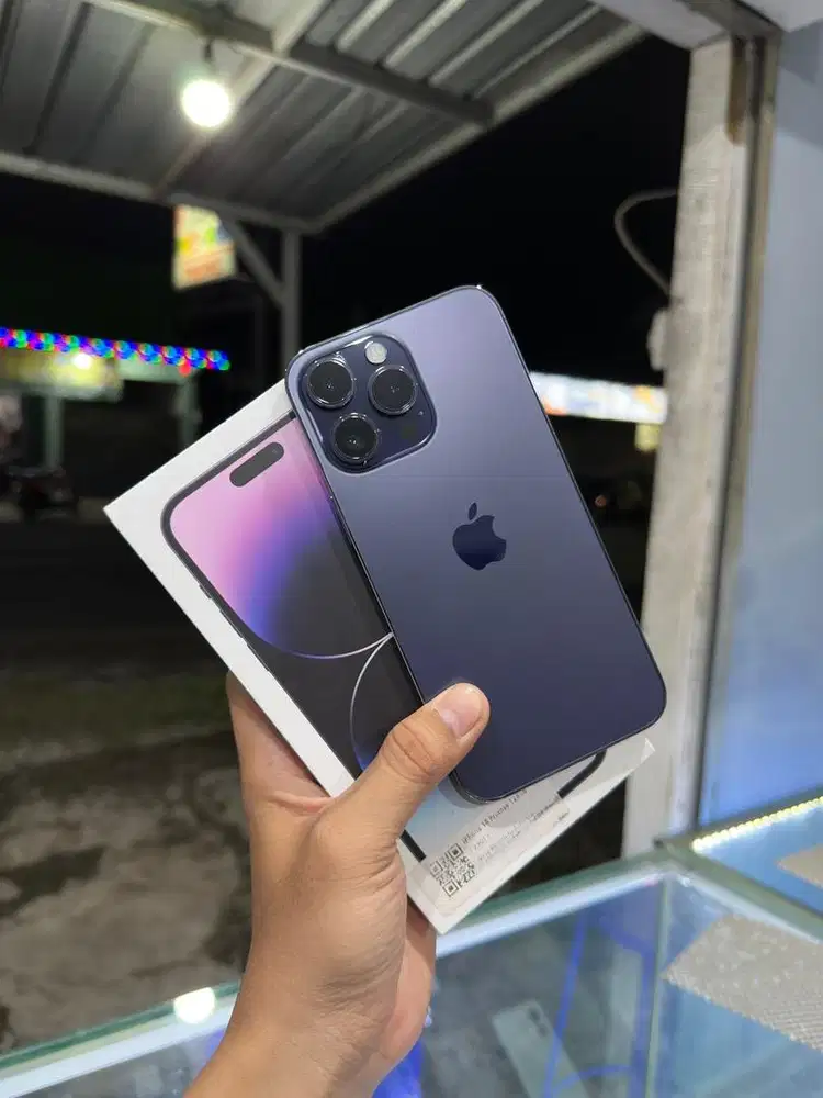 Iphone 14 Promax 128gb Ibox Resmi Lengkap Ori HB 89%