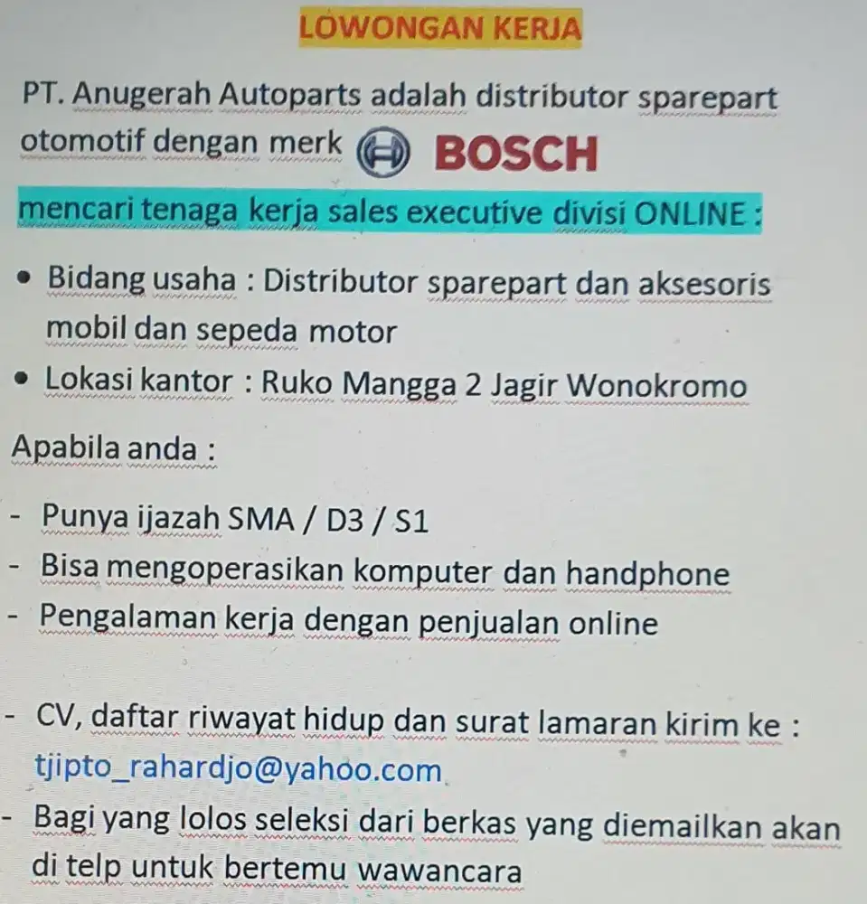 Sales Online / marketplace