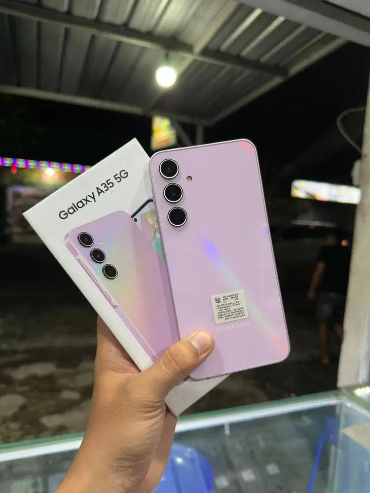 Samsung A35 5G 8/256gb Second Lengkap Ori Mulus