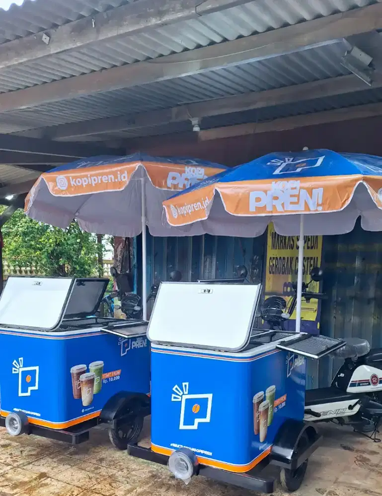 SEPEDA LISTRIK GEROBAK KOPI/SEPEDA GEROBAK/GEROBAK SEPEDA LISTRIK KOPI