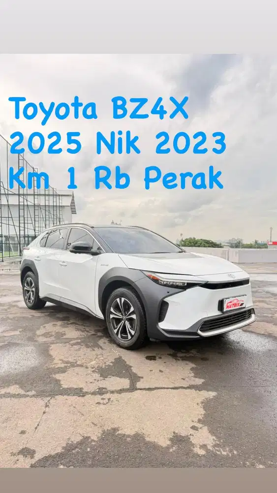 Toyota BZ4X 2025 Nik23 white on black Siap pakai