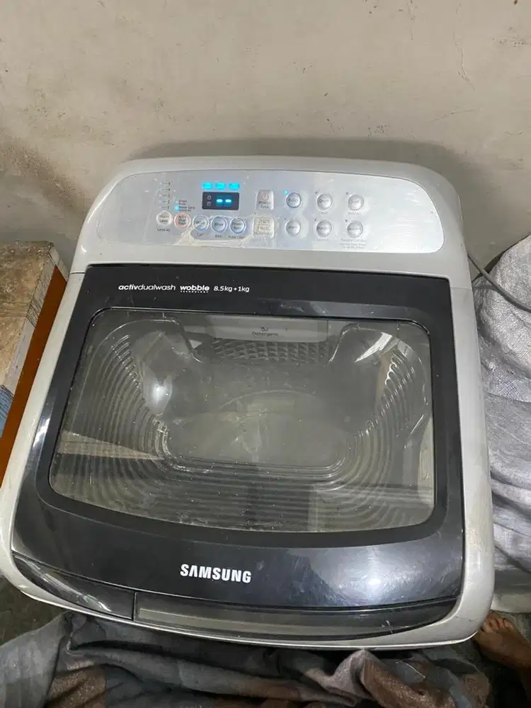 Jual mesin cuci 1 tabung Samsung seri WA85H4000HA/SE kapasitas 8.5kg.
