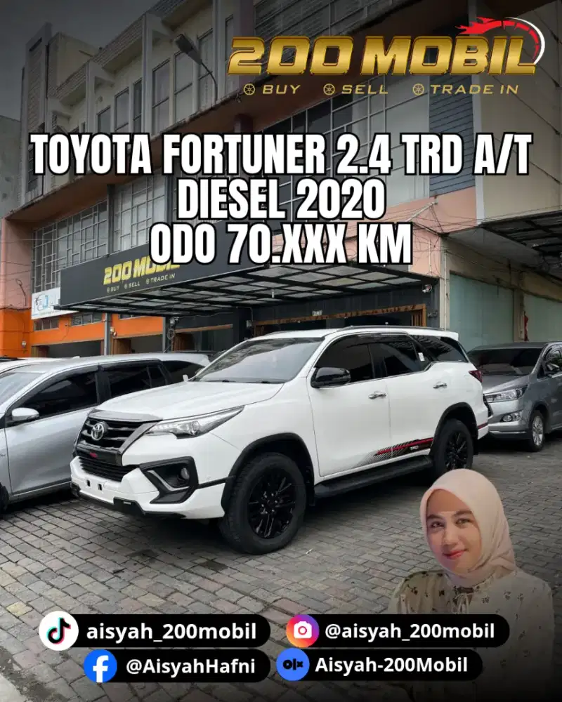 Toyota Fortuner 2.4 TRD A/T Diesel 2020