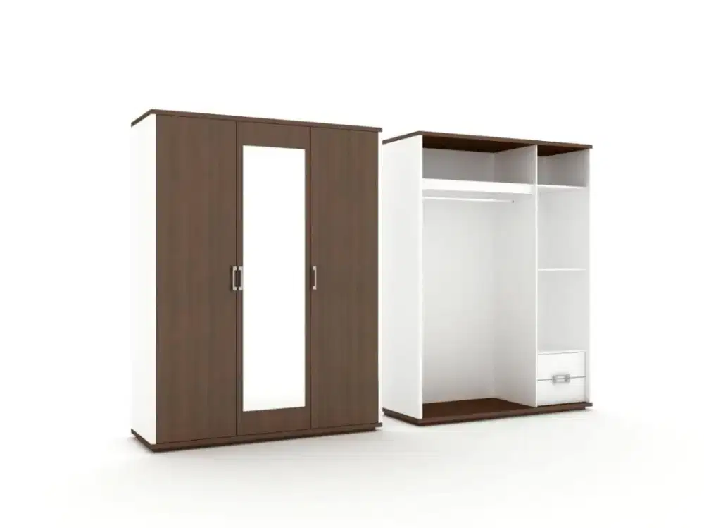 LEMARI PAKAIAN MODERN (CUCI GUDANG)