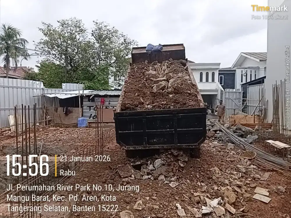 Jasa pengurugan dan buang puing