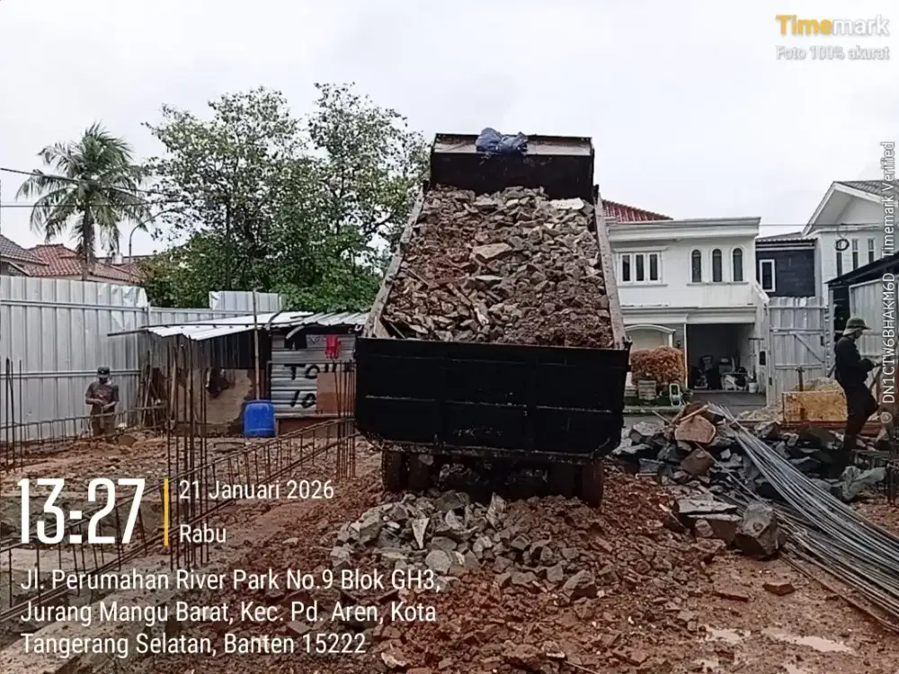 Jasa pengurugan dan buang puing