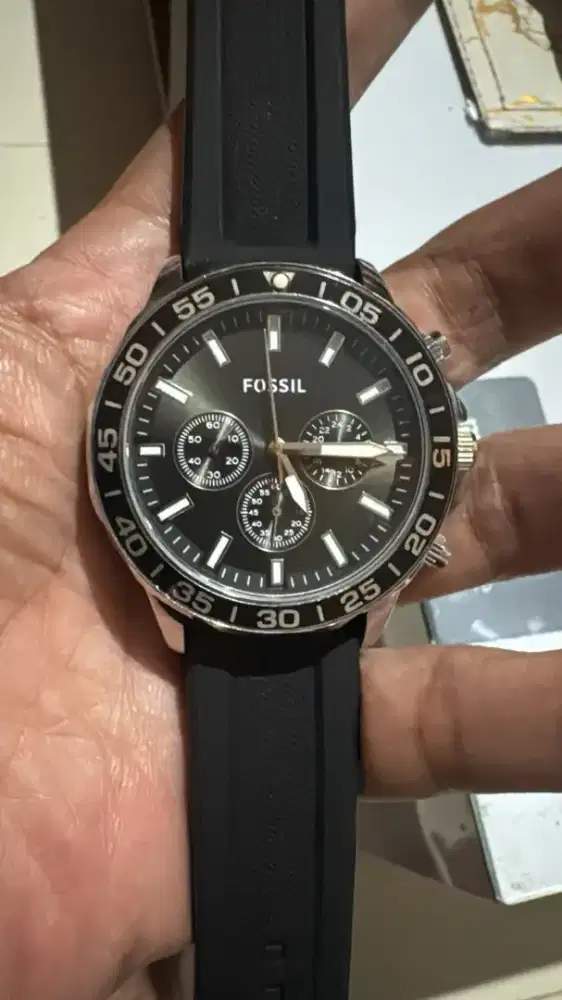 jam fossil chronograph original
