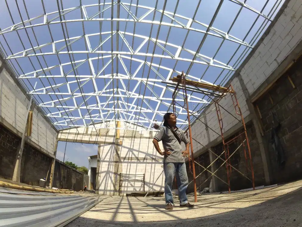 Renovasi Atap Dari Baja Ringan BIMA TRUSS KUAT MURAH