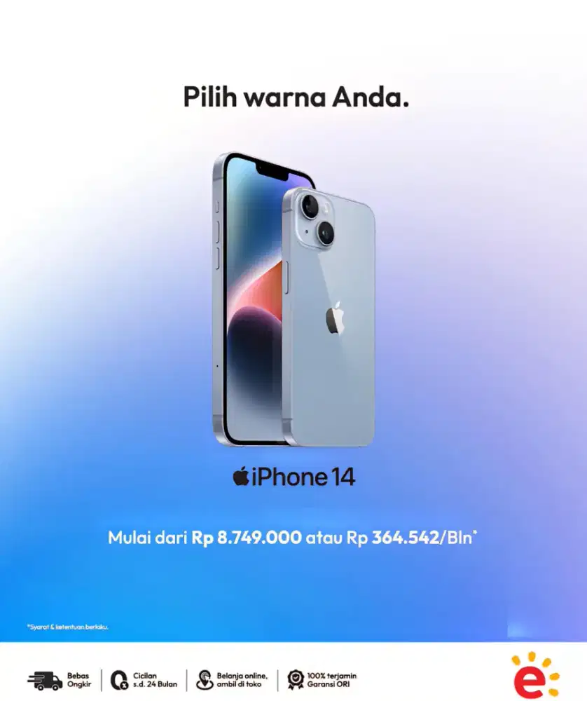 Promo Cicilan iPhone 14 Series