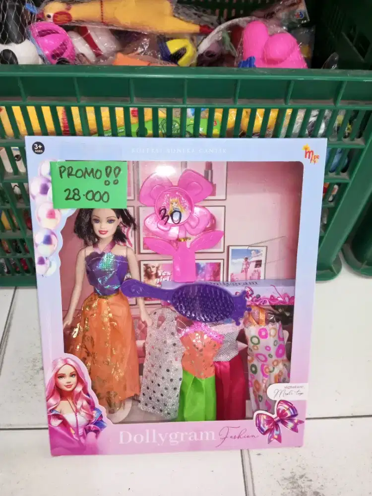 PROMO mainan Anak Barbie set baju