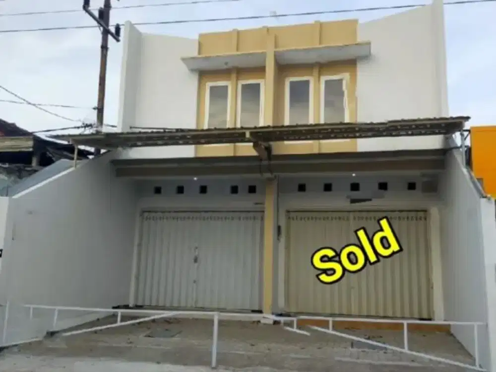 Ruko Raya Semampir (sisa 1 unit) Hadap barat STRATEGIS, AREA PERDAGANGAN