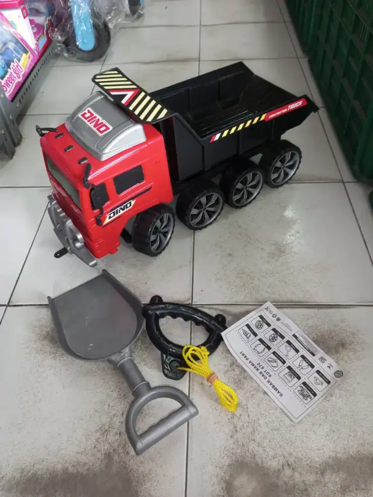 Mainan Anak Truk Dump dino