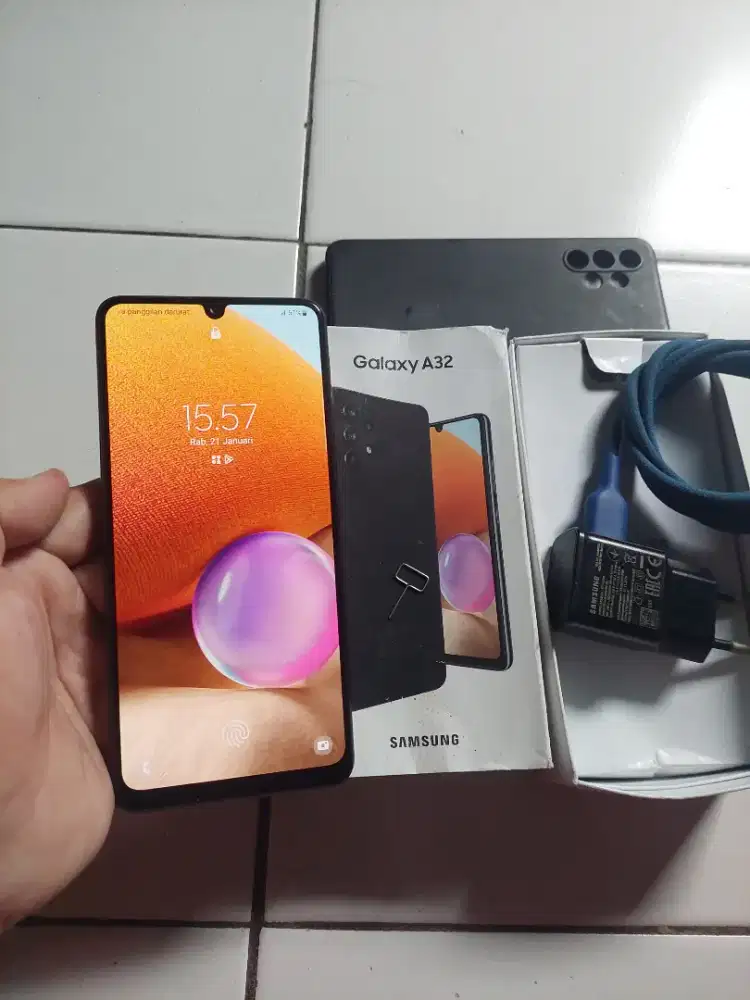 Samsung A32 8/128 Fulset Lokasi cimone