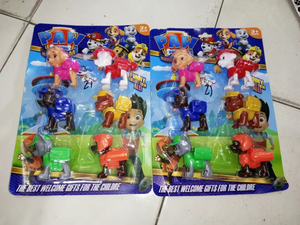 Mainan Anak Paw patrol isi 6