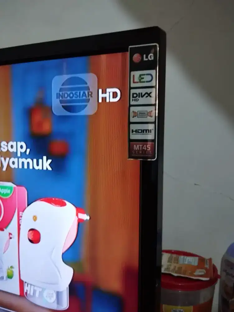 Tv led monitor lg 29 inch, mulus, segel, masih analog.