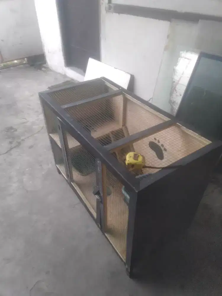 Kandang ukuran 90x45 tinggi 65 cm