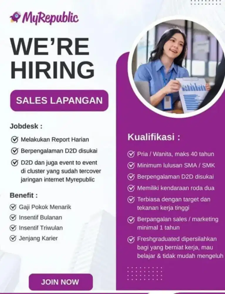 Loker Sales wifi butuh cepat