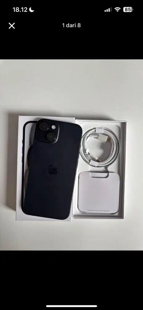 Iphone 15 black 128