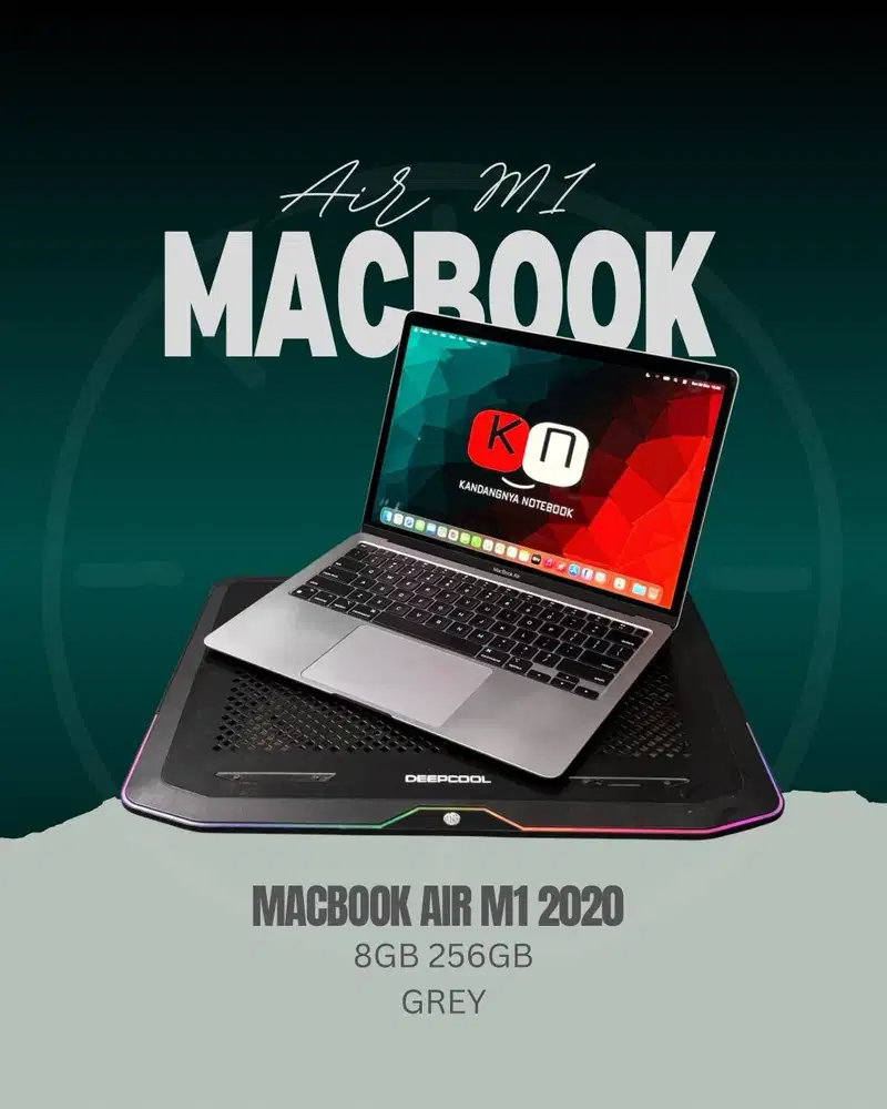 Macbook Air 13 M1 2020 Apple M1 Chip 8/256GB Layar RETINA