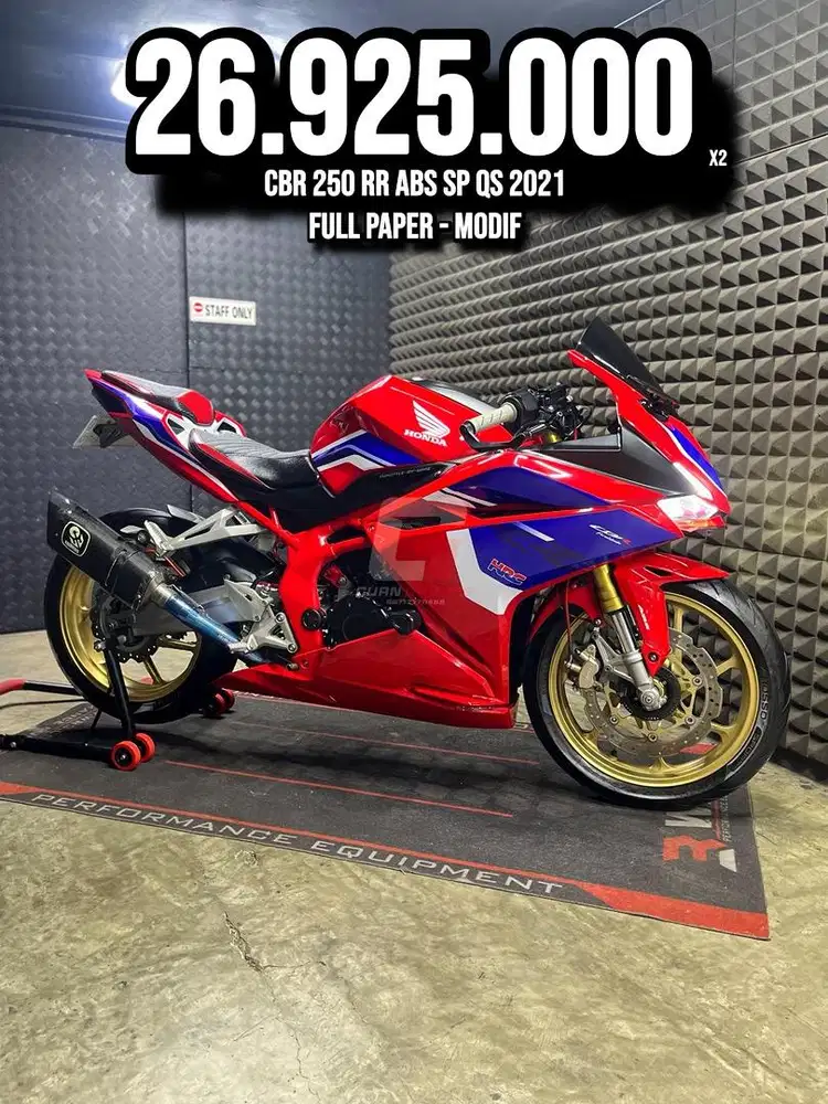 CBR 250 RR OR CBR 250RR ABS SP QS TRICOLOR 2021 MODIF RAWATAN SUPERB