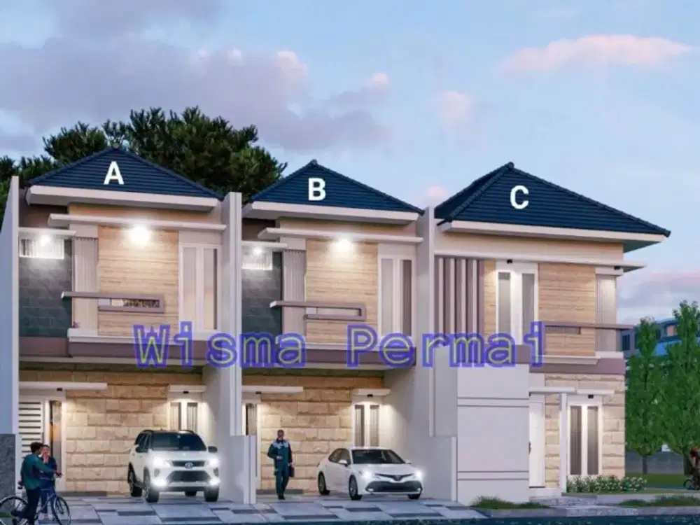 upner.Rumah Baru Wisma permai FREE Tandon atas+ Pompa Dorong