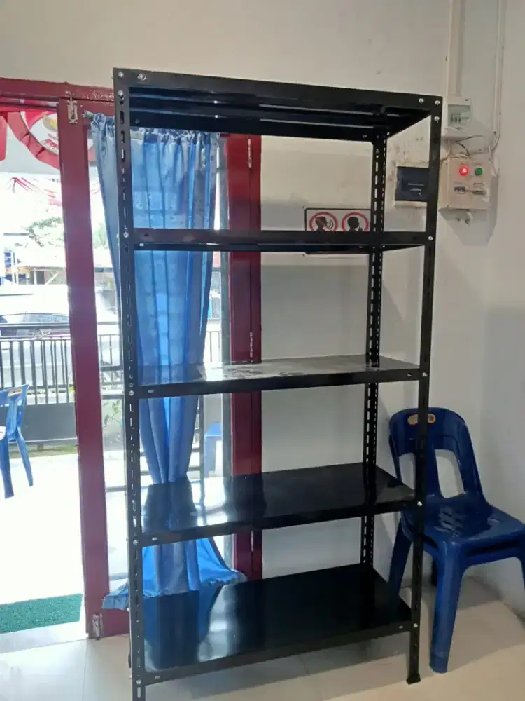 Rak besi serbaguna bongkar pasang full besi