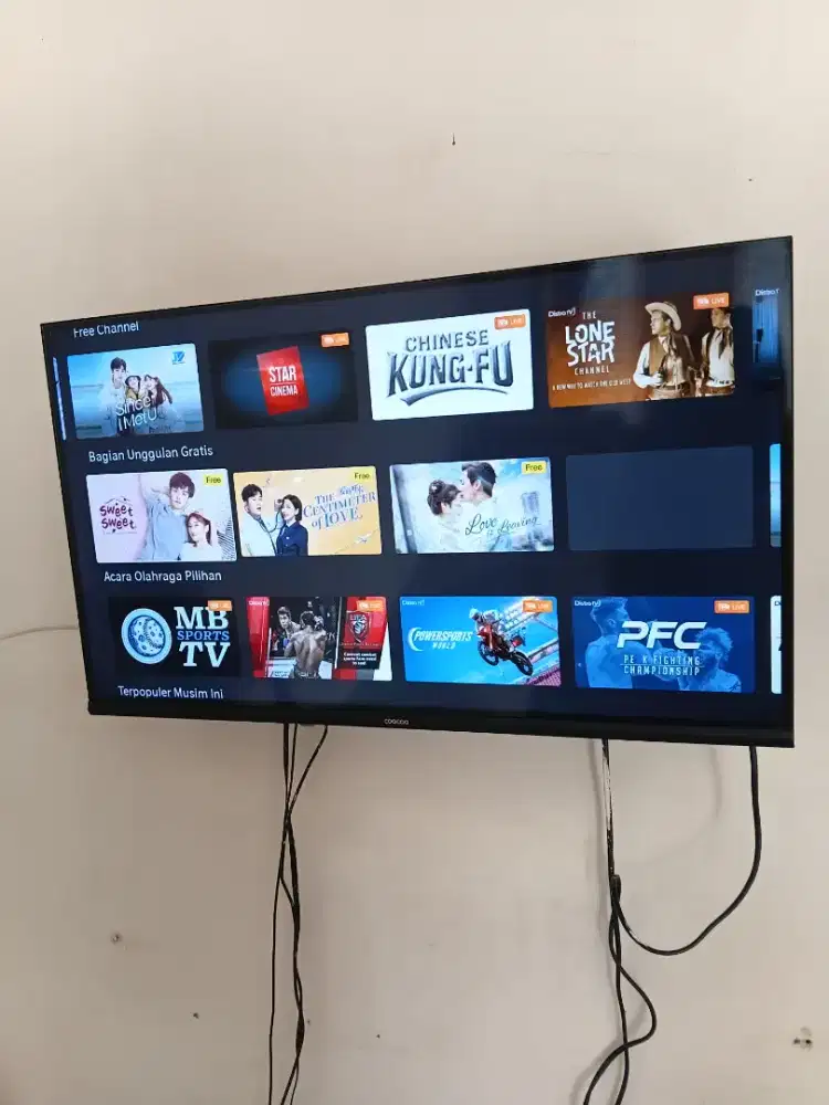 Dijual led smart tv merk cooca 32
