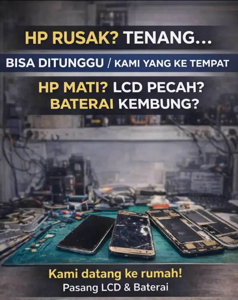 Service hp bisa panggilan