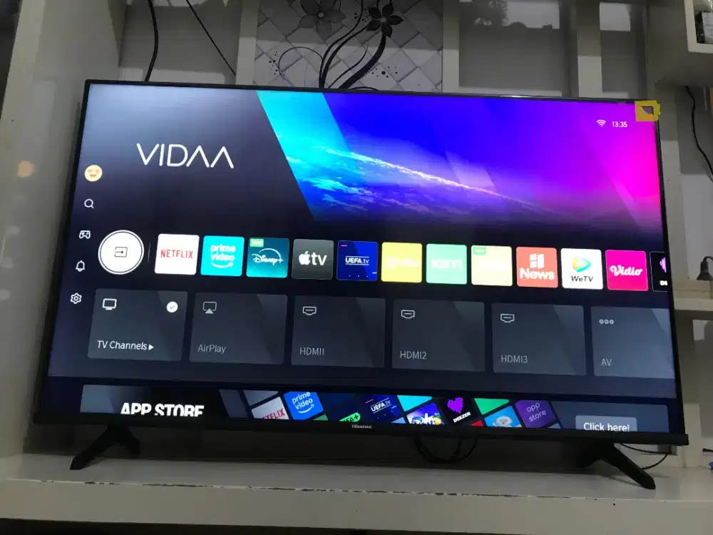 SMART & GOOGLE TV HISENSE E6K 43 INCH FULLSET