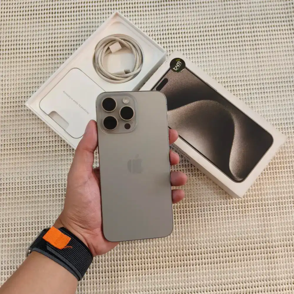 IPHONE 15 PROMAX 512GB BH 85% RESMI IBOX MULUS