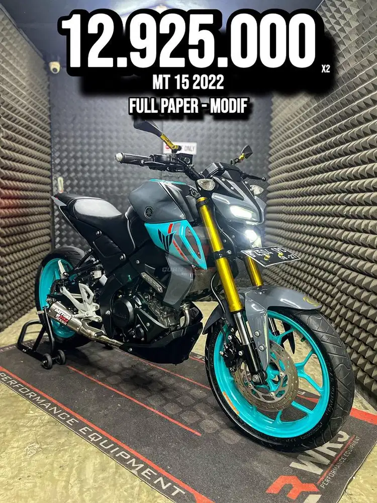 YAMAHA MT 15 OR MT15 2022 MODIF LOW KM RAWATAN SUPERB UNIT BRO