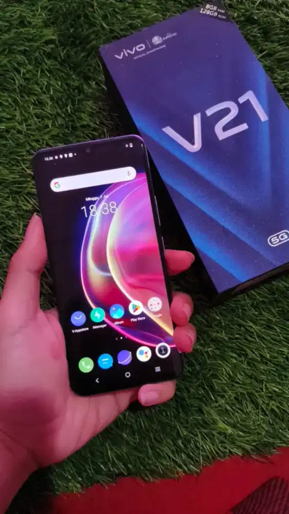 VIVO V21 5G 8/128 RESMI MULUS