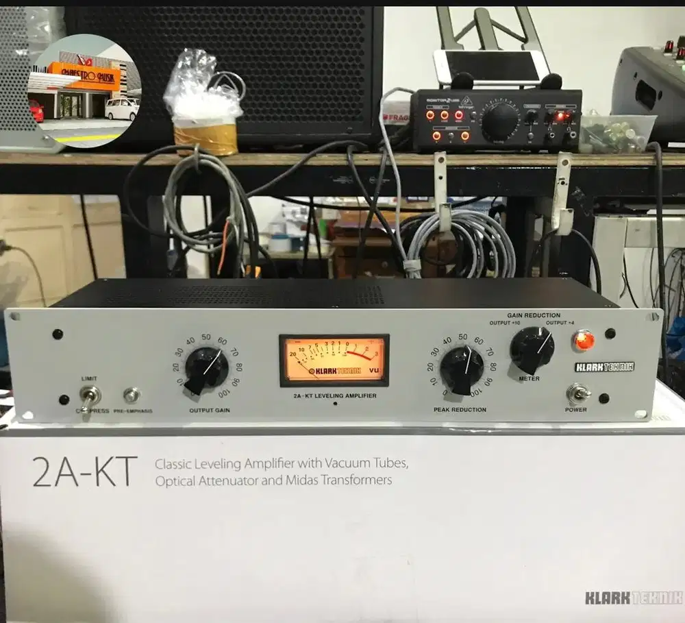 KLARK TEKNIk 2A KT - Classic leveling amplifier with vacum tubes