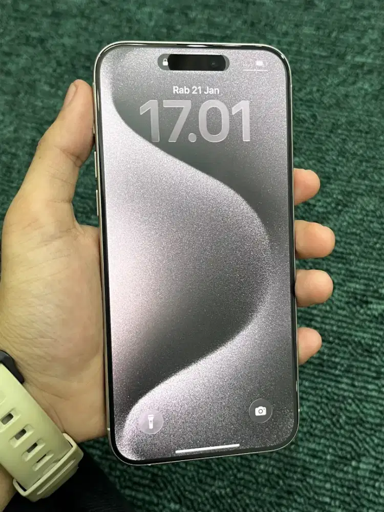 iphone 15 promax 256gb ibox white titanium. hb85% fullset