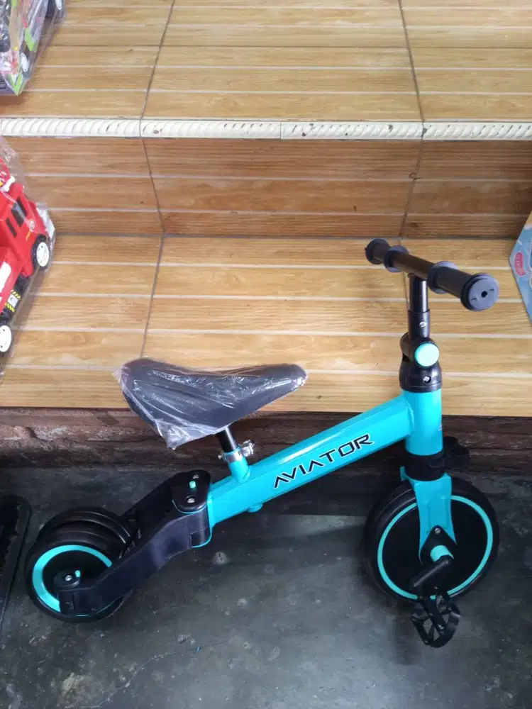 mainan anak sepeda aviator 3in1