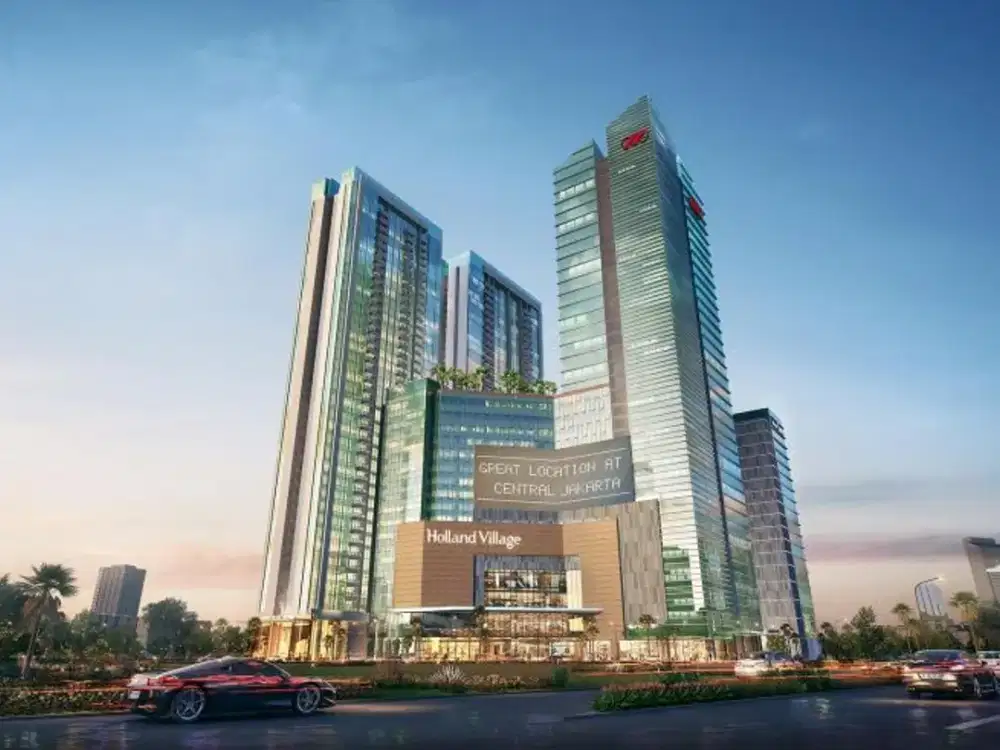 Disewa Apartemen Holland Village 2 fully furnished lantai 20 Cempaka Putih Jakarta Pusat