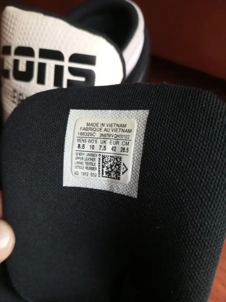 Prelove Sepatu Converse No.42