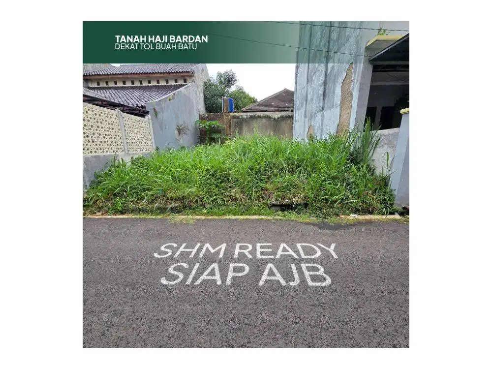 Dijual Tanah di Buah Batu Siap Bangun Legalitas SHM