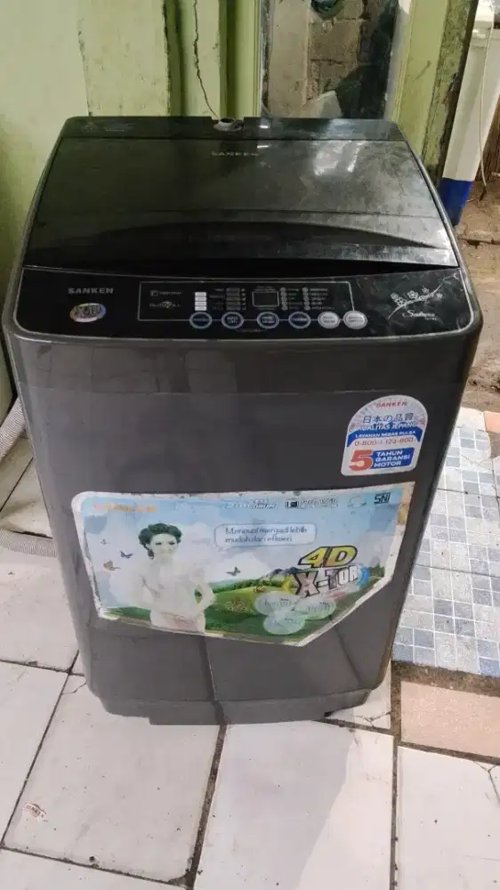 Mesin cuci 1 tabung otomatis