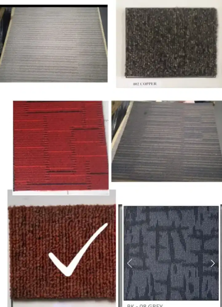 Karpet tile sale size 50x50