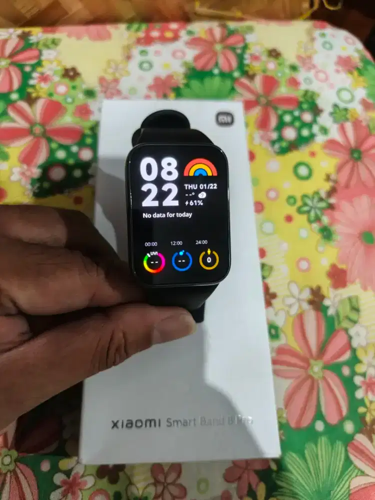 Xiaomi band 8 pro smartband smartwatch fullset sangat mulus