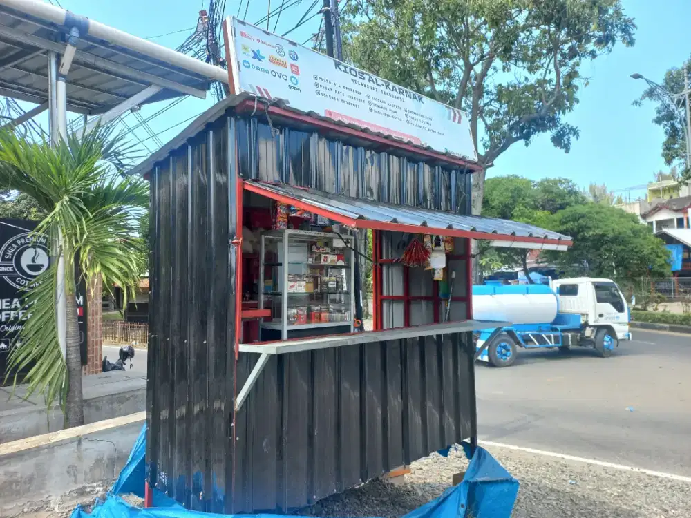 Dijual kontainer kios siap pakai